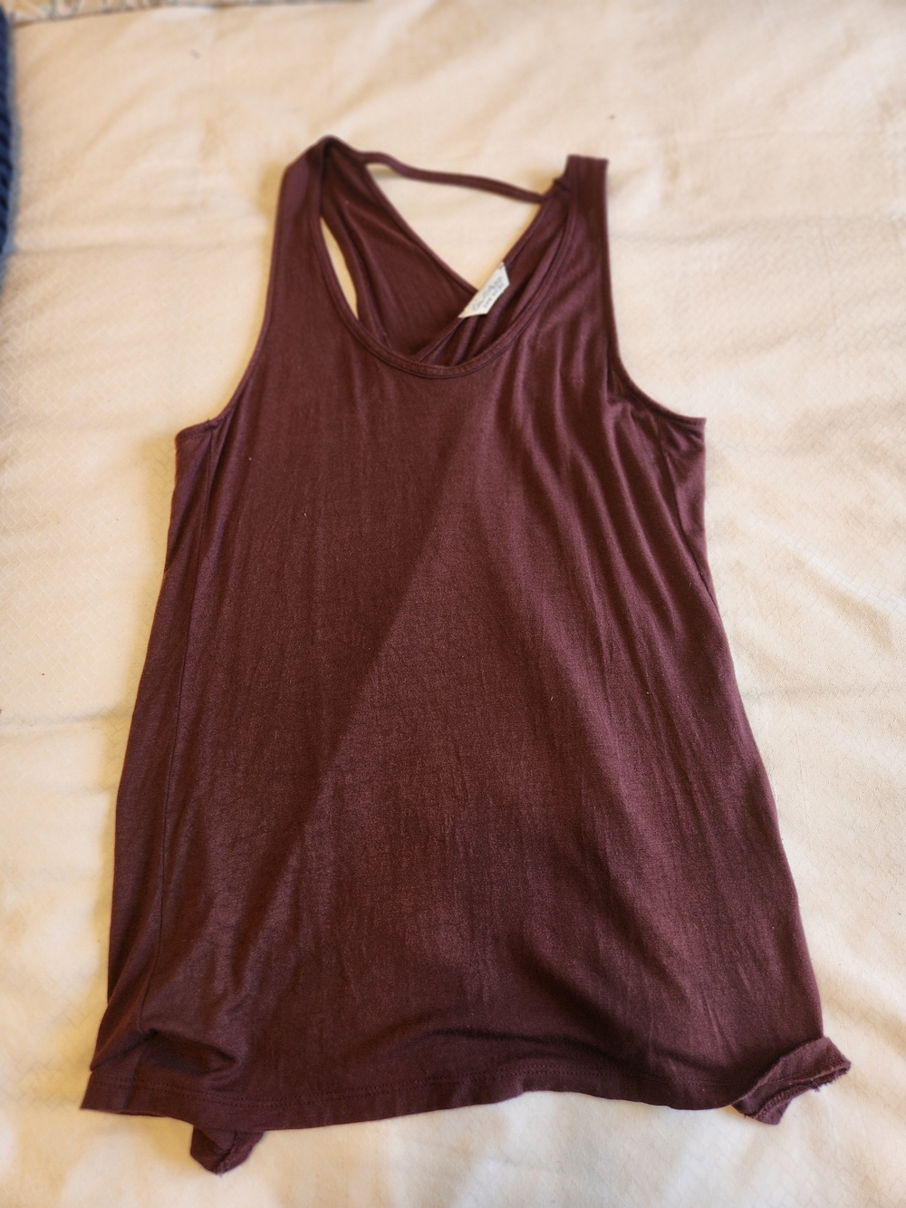 Miss Selfridge Plum Racerback Tank